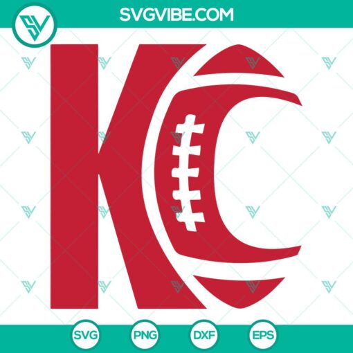 kc football svg kansas city chiefs team svg png dxf eps files 5 mockup