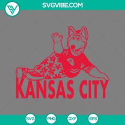 KC Wolf SVG Images, Kansas City Wolf SVG Image, Kansas City Chiefs Mascot SVG Download
