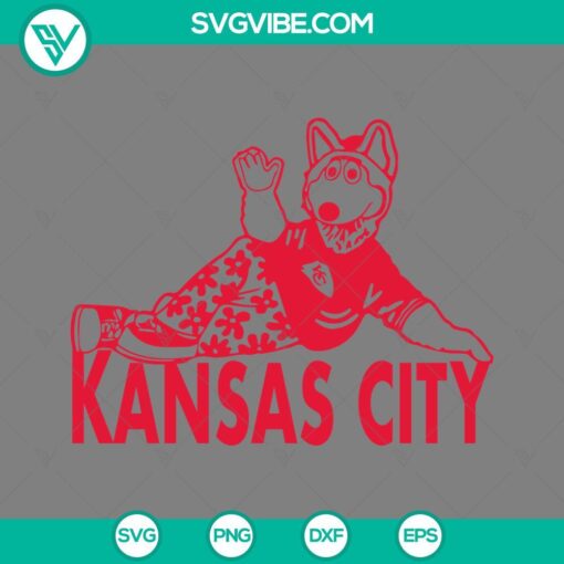 kc wolf svg kansas city wolf svg kansas city chiefs mascot svg mockup