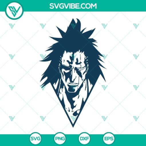 kenpachi zaraki svg bleach svg anime svg manga svg 1 mockup