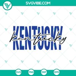 Kentucky SVG Image, Kentucky Wildcat Football SVG Download PNG DXF EPS