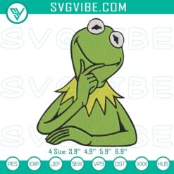 Cartoon Embroidery Designs, Embroidery Designs, Kermit The Frog Clipart 9