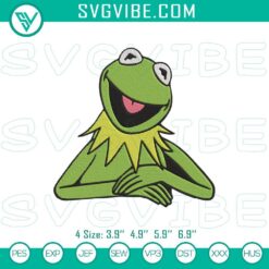 Cartoon Embroidery Designs, Embroidery Designs, Kermit The Frog Embroidery 8