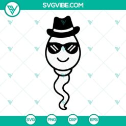 Kids Sperm SVG Images Bundle featuring "We Used To Live In Your Balls" design, humorous and playful concept for children's products.