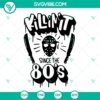 Jason Voorhees 80s theme SVG design for Cricut, featuring the text "Killin It". PNG, DXF, and EPS formats included.