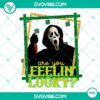 Scary Ghostface Shamrock PNG files for St Patrick's Day horror movie designs, spooky and festive graphics for digital use.