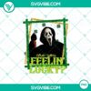 Scary Ghostface Shamrock PNG for St. Patrick's Day horror movie fan art, download now for spooky designs.