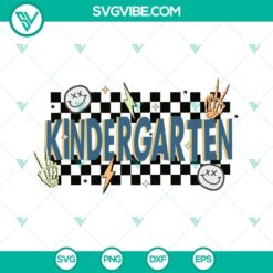 Kindergarten SVG Files, Pre School SVG Download, Back To School SVG Image PNG DXF EPS