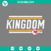 Kingdom KC Chiefs SVG files with Kansas City Chiefs design, ideal for crafting projects and fan merchandise.