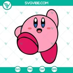 Cartoons, SVG Files, Deal With It Kirby SVG Files, Kirby Thug Life SVG Files, 4