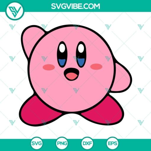 kirby svg bundle kirby game svg png dxf eps digital download 2 mockup 1