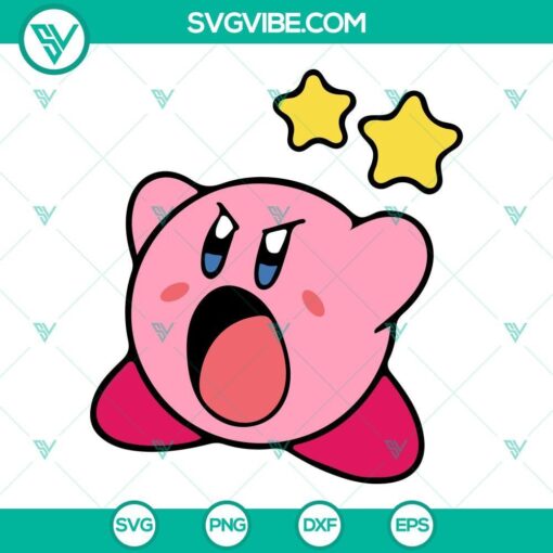 kirby svg bundle kirby game svg png dxf eps digital download 7 mockup 1