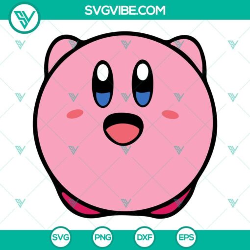 kirby svg bundle kirby game svg png dxf eps digital download 8 mockup 1