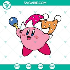 Kirby SVG Images Bundle, Nintendo Video Game Character SVG File PNG DXF EPS 6