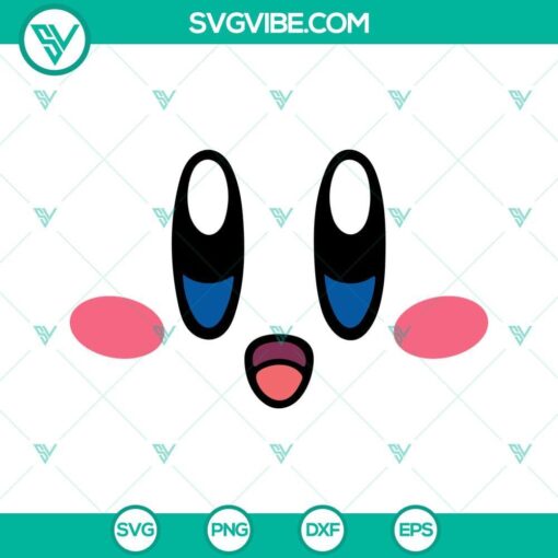 kirby svg bundle nintendo video game character svg png dxf eps digital download 5 mockup 1