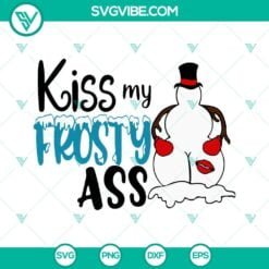 Christmas, SVG Files, Kiss My Frosty Ass SVG Image, Christmas Toilet Paper SVG 19