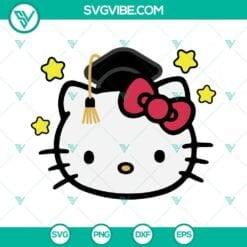 School, SVG Files, Kitty Graduation SVG Images, Kitty Graduate SVG Files, Kitty 2