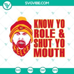 Football, Sports, SVG Files, Know Your Role And Shut Your Mouth SVG Download, 11