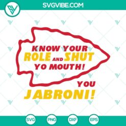 Football, Sports, SVG Files, Know Your Role and Shut Your Mouth SVG Download, 13