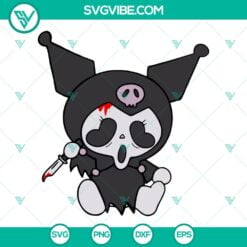 Cartoons, Halloween, SVG Files, Kuromi Halloween SVG File Kuromi Halloween  3