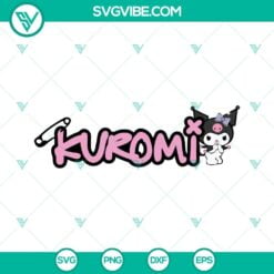 Cartoons, SVG Files, Kuromi SVG File, Kawaii SVG Image, Hello Kitty Friends SVG 7