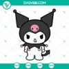 Kuromi digital files for crafts: SVG, PNG, DXF, EPS formats. Cute and versatile graphics for projects.