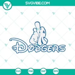 Baseball, Sports, SVG Files, LA Dodgers SVG File PNG DXF EPS Cricut Los Angeles 4