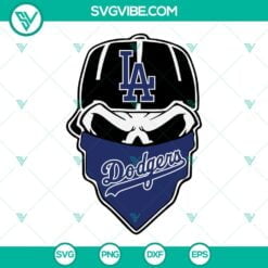 Embroidery Designs, Sports Embroidery Designs, LA Dodgers Skeleton Hand Stitch 3