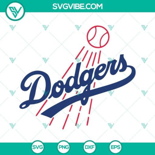 la dodgers svg png dxf eps cricut 8 mockup