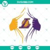 LA Lakers SVG images featuring the iconic Los Angeles Lakers logo in a downloadable SVG file format. Perfect for fans and digital design projects.