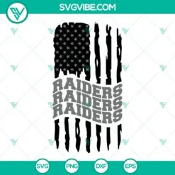 las vegas raiders american flag svg raiders football svg png dxf eps cut files 5 mockup