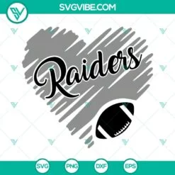 Football, School, Sports, SVG Files, Raiders SVG File, Football Raider Things 3