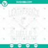 Leatherface Deli And Butchery SVG File from The Texas Chain Saw Massacre, horror movie themed digital design for butchers or deli owners.