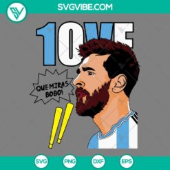 Football, Soccer, Sports, SVG Files, Messi SVG Files Bundle, Lionel Messi SVG 4