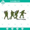 Leopard Grinch "That's It I'm Not Going" SVG design for Cricut in PNG, DXF, and EPS formats.