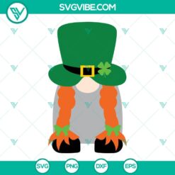 Leprechaun Gnome Couple SVG Image, Lucky Gnomes SVG Images, Cute St Patricks 2