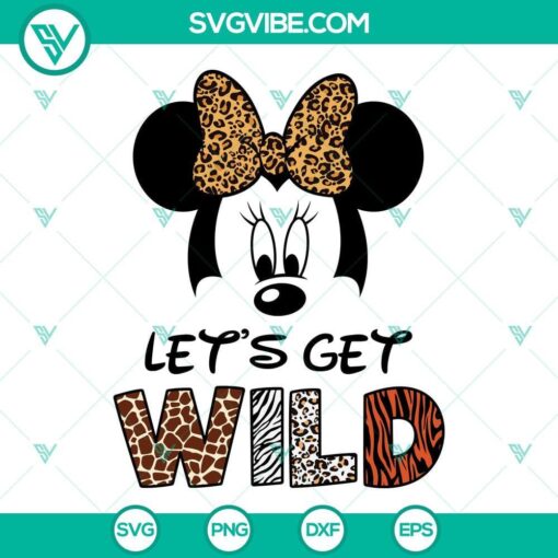 let s get wild svg bundle disney animal safari mickey minnie svg safari mickey svg magic world svg 4 mockup