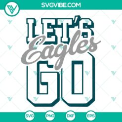 Football, Sports, SVG Files, Let’s Go Eagles SVG File, Eagles Football SVG 2