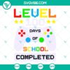 Level 100 Days of School Completed SVG for 100 Days of School game, showing milestone achievement in a fun and colorful design.