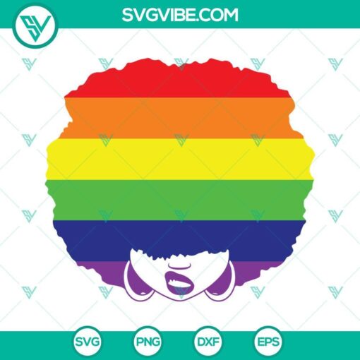 lgbt afro smirk svg pride svg lesbian svg lgbt svg pride svg love is love svg 9 mockup