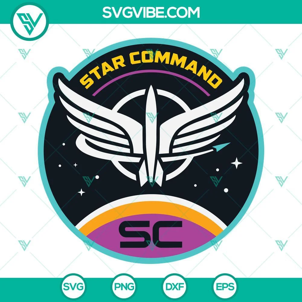 Movies, SVG Files, Lightyear Star Command Badge PNG, Lightyear 2022 PNG Clipart 1