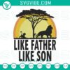 Lion King Simba & Mufasa embroidery designs, father-son theme, intricate patterns for digital use.