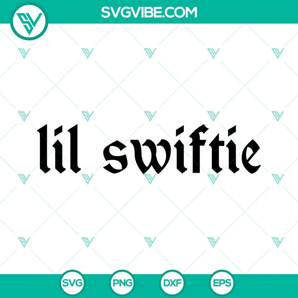 Musics, SVG Files, Lil Swiftie SVG Image, Taylor Swift SVG Image, Swiftie Fan 1