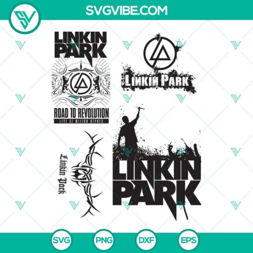 linkin park svg linkin park bundle svg png dxf eps cricut 7 mockup