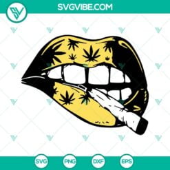 lips marijuana weed svg bundle smoking joint svg cannabis svg 420 svg png dxf eps 2 mockup