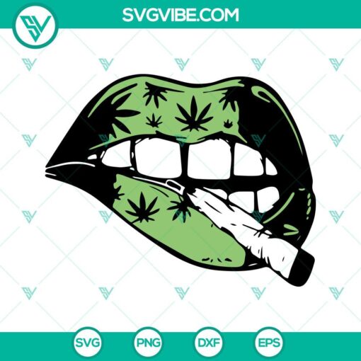 lips marijuana weed svg bundle smoking joint svg cannabis svg 420 svg png dxf eps 4 mockup 3