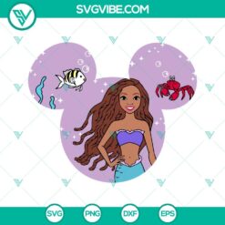 African American, Disney, Movies, SVG Files, Little Mermaid 2023 SVG Download, 2