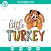 Turkey Mickey Mouse SVG images for Happy Thanksgiving Day, featuring festive and cheerful designs for digital use.