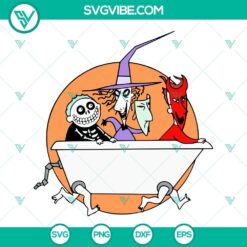 Halloween, Movies, SVG Files, Lock Shock And Barrel Bathtub SVG Download, 4