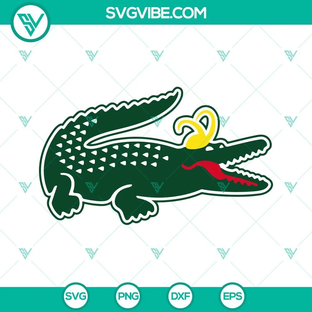 Movies, SVG Files, Loki Lacoste Logo SVG Download PNG DXF EPS Cricut Files loki  1